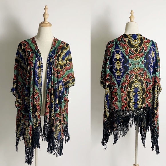 l*space Other - NWT LSPACE Moroccan Dreams Coverup Fringe Ends S